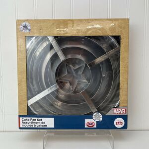 Disney - Marvel- Cake Pan Set - Captain America Shield - New